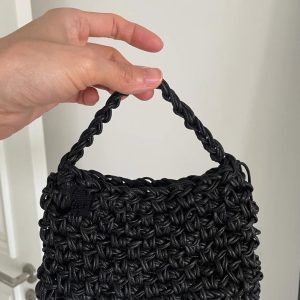 Handmade Woven Tote Bag - 2025 Fashionable Versatile Commuter Shoulder Bag for Women - Chic Niche Design