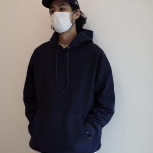 Heavyweight Japanese-style Streetwear Hoodie - Unisex Loose Fit, Solid Color, Drop Shoulder, Round Neck, Long Sleeve, Perfect for Casual Style