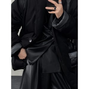 High-End Minimalist Loose Silhouette Down Jacket - Versatile Casual Warm White Duck Down Coat for Winter Fashion