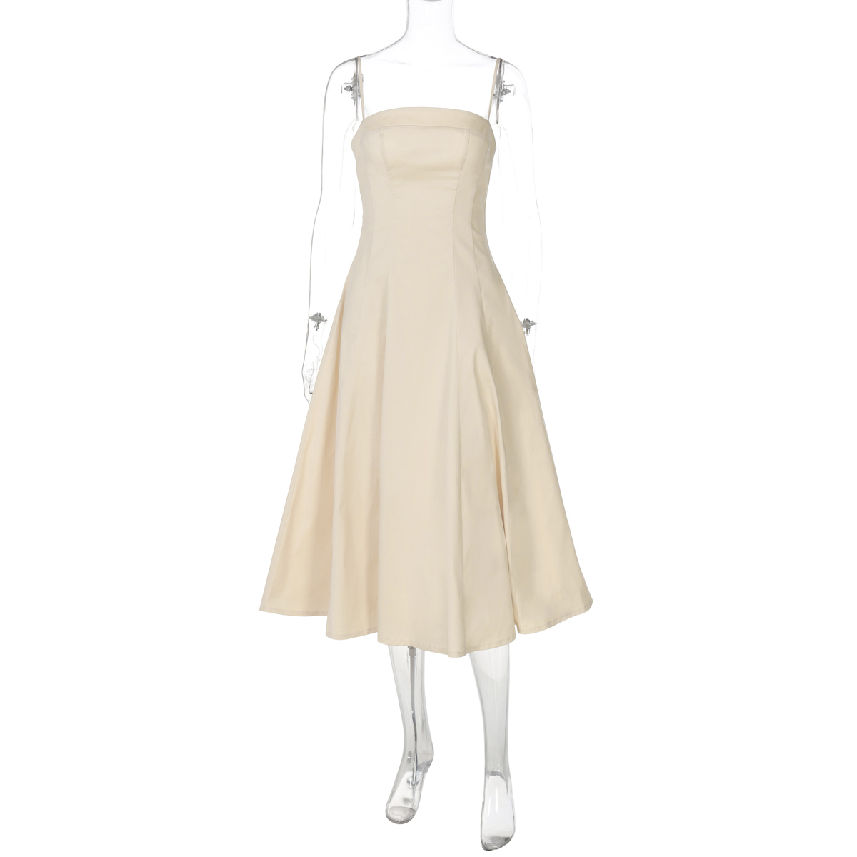 High-End One-Shoulder Strapless Dress for Women, Fitted A-Line Long Skirt with Back Zipper, Elegant Evening Wear