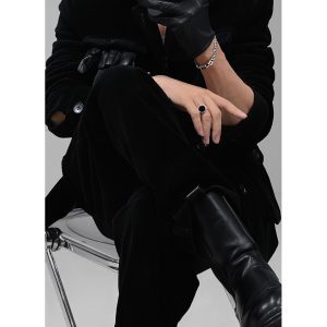 High-End Vintage Dragon Dadao Hunting Jacket Set for Autumn Winter - Niche Quality Street Style Fashion