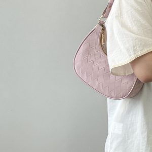 High-End Women's Crescent Bag - Niche Design Underarm Handbag, Small Crossbody for 2025 Fashion