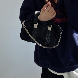 High-End Women's Large Chain Shoulder Crossbody Bag - Fashionable Stylish Handheld Design for 2025