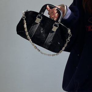 High-End Women's Large Chain Shoulder Crossbody Bag - Fashionable Stylish Handheld Design for 2025