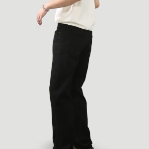 High Street Black Stretchy Slim-Fit Tapered Jeans for Men - Casual Versatile Slimming Long Pants Trendy Fashion