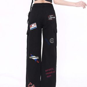 High-Waisted American-Style Workwear Jeans for Women, Slimming Loose Straight-Leg Casual Wide-Leg Pants, Versatile Fashion Essential