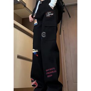 High-Waisted American Workwear Jeans for Women, Slimming Loose Straight-Leg Wide-Leg Casual Pants, Versatile Everyday Style