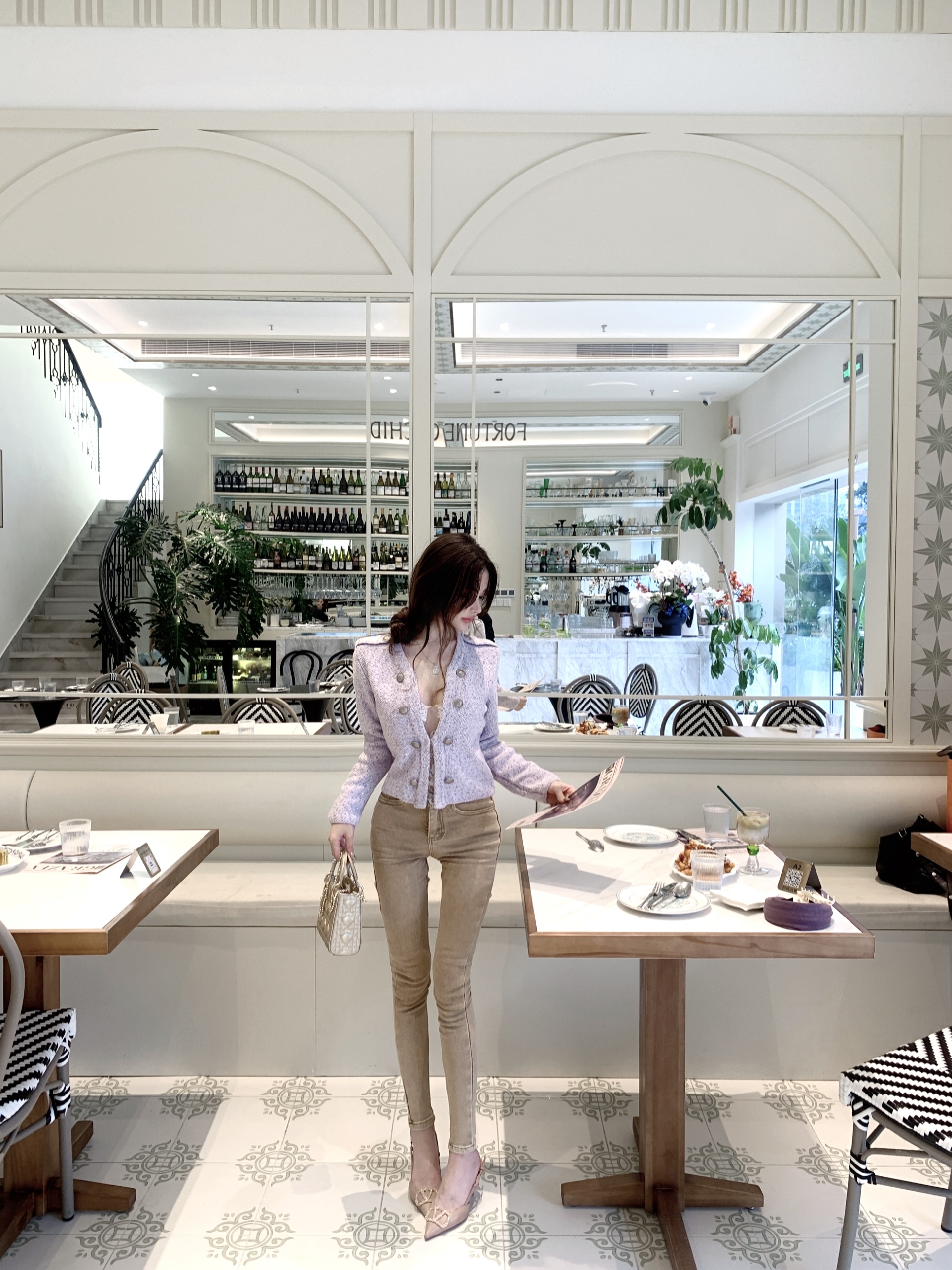High-Waisted Nine-Point Whitewashed Slim-Fit Jeans - Korean Style Versatile Fashion Essentials for Effortless Chic Outfits