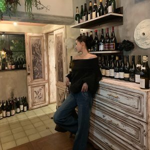 Irregular Knitted Sweater Top for Early Autumn in Easy Mengling Style - Cozy Fashion for 90s and Y2K Inspired Outfits