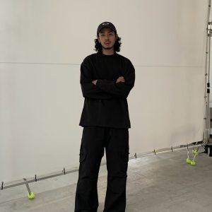 Japanese Retro Style Loose Functional Streetwear Work Pants for Men - Casual Straight-Leg Design