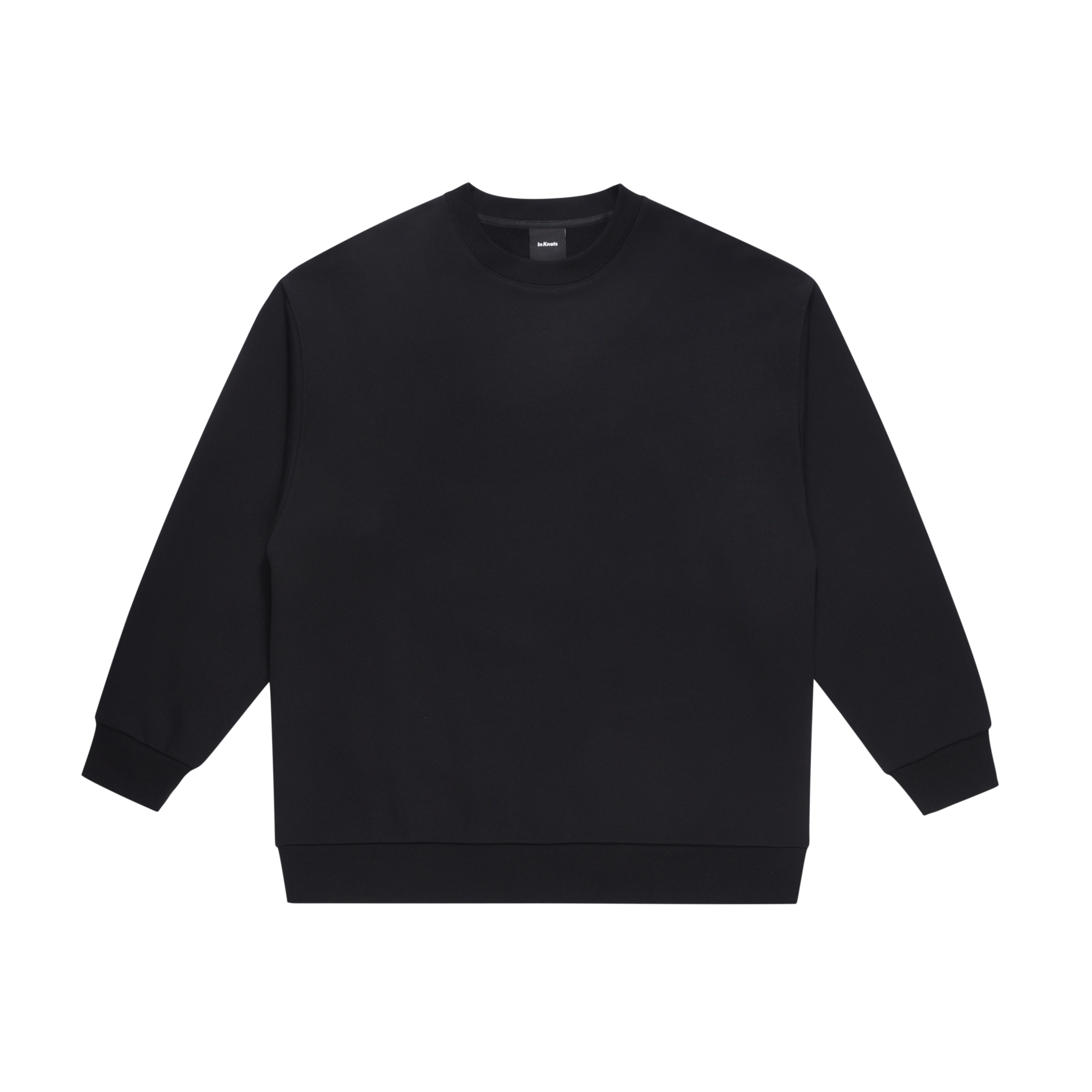 Japanese-Style Heavyweight Solid Color Sweatshirt - Unisex Loose Drop Shoulder Long Sleeve Top for Casual Wear