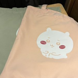 Japanese-Style Single-Shoulder Canvas Bag with Cute Bear Print - Large Capacity Artistic Youth Shopping Bag for Women
