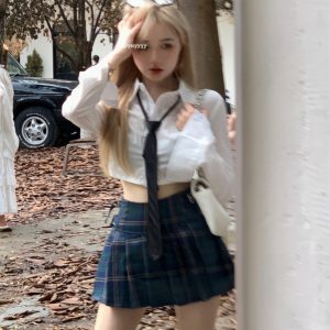 K-pop Inspired Jazz Dance Performance Outfit Set - Gogo Dance Cheerleading Hot Girl Shirt for Girls