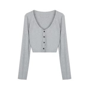 K-pop Jazz Dance Top for Women - Loose Slimming Casual Outfit with Long Pants - Autumn Winter Sportswear