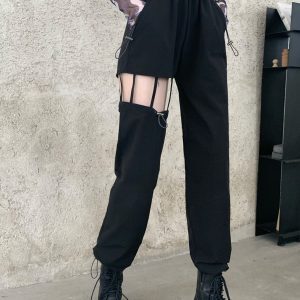 Korean Style Cool Girl Outfit Set for Early Autumn - Trendy Jazz Dance Performance Clothing in Stylish Salt System Design