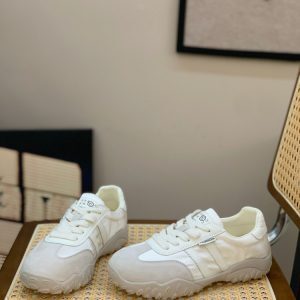 Korean-Style Lace-Up Thick-Soled Casual Shoes for Women - Lightweight Color-Blocking Summer 2025 Training Sneakers