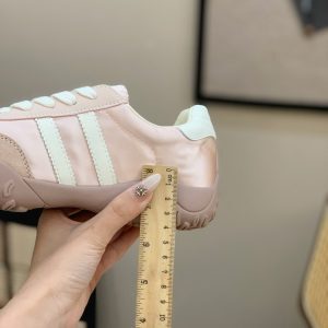 Korean-Style Lace-Up Thick-Soled Casual Shoes for Women - Lightweight Color-Blocking Summer 2025 Training Sneakers