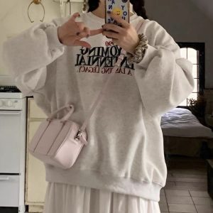 Korean-Style Retro College Tote Bag - Trendy High-Quality Boston Bag with Niche Design for Fashionable Looks