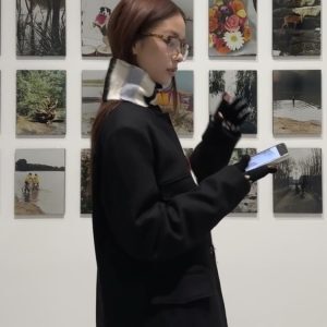 Korean-Style Retro Half-Frame Leopard Print Cat-Eye Oversized Glasses for Women, Anti-Blue Light, Stylish for Makeup-Free Looks