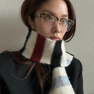 Korean-Style Retro Half-Frame Leopard Print Cat-Eye Oversized Glasses for Women, Anti-Blue Light, Stylish for Makeup-Free Looks