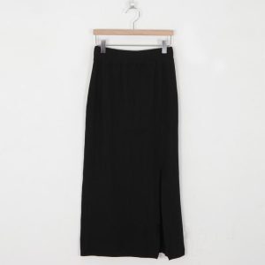 Korean Style Slim Fit Split Midi Dress - Casual Knitted Bodycon Dress for Women, Sweet and Sexy Fashion Statement