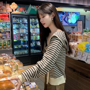 Korean Style Striped Hoodie & Casual Tank Top Set - Women's Relaxed Fit Hot Girl Fashion for 2024