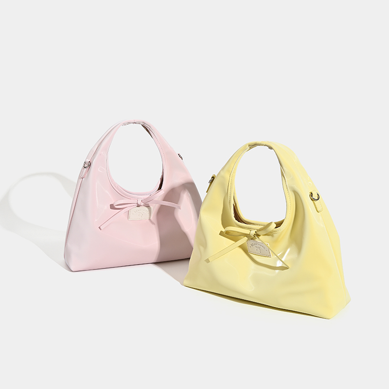 Korean-Style Sweet Girl Bow Handheld Bag - Versatile Crossbody & Shoulder Bag for Women, 2025 Fashion Trend
