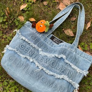 Korean Style Vintage Denim Shoulder Bag - Large Capacity Retro Commuter Bag for Students, Perfect for Spring and Summer