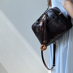 Korean Style Vintage Multi-Functional Large Capacity Women's Briefcase Shoulder Bag Backpack