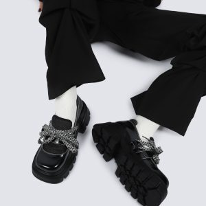 Lace-Up Thick-Soled Casual Leather Sneakers for Women - Sweet Cool Versatile Sports Shoes for Spring/Summer 2025