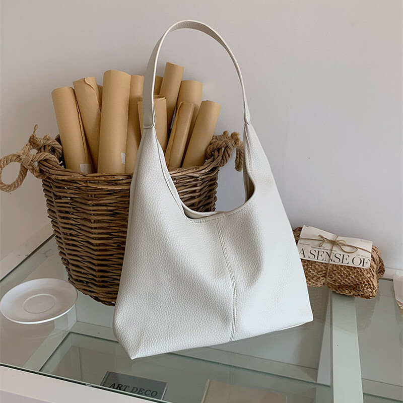 Large Capacity Casual Tote Bag for Women - Soft Surface Commuter Underarm Bag, Stylish Mother-Daughter Design, 2024 Trend