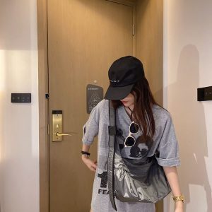 Large-Capacity Unisex Crossbody Bag - 2025 Waterproof Nylon Casual Shoulder Bag for Everyday Use