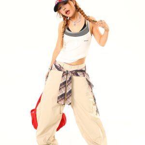 Light Blue Casual Pleated Pants - American Vintage Loose Fit, Lazy Personality, Ideal for Y2K Style, Buy 2 Get 1 Free Limited Offer