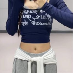 Light Gray Women's Jazz Dance Outfit - Korean Style Thin Straight-Leg Sweatpants, Long Sports Trousers for Dance and Fitness