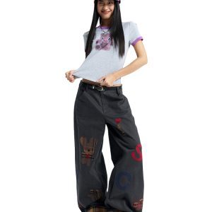 Lightweight American-Style Round Neck Short Sleeve T-Shirt for Women - Casual Everyday Wear, Summer Essential