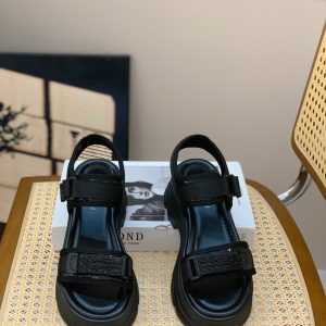 Lightweight Platform Roman Sandals for Women - Versatile Slip-On Beach Shoes with Velcro - Summer 2025 Fashion