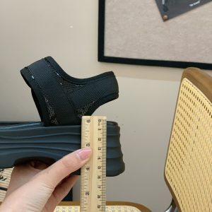 Lightweight Platform Roman Sandals for Women - Versatile Slip-On Beach Shoes with Velcro - Summer 2025 Fashion