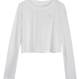 Loose-Fitting Black Long Sleeve T-Shirt for Jazz Dancing, Youthful Hip Hop Style, Versatile Casual Top