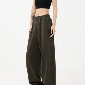 Loose Wide-Leg Sports Pants for Women, Versatile Slim-Fit Banana Pants, Casual Sweatpants for Spring and Autumn Fashion