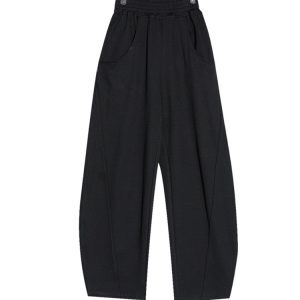 Loose Wide-Leg Sports Pants for Women, Versatile Slim-Fit Banana Pants, Casual Sweatpants for Spring and Autumn Fashion