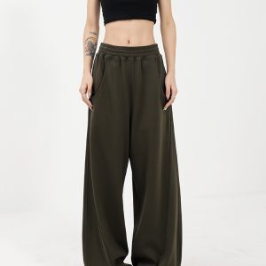 Loose Wide-Leg Sports Pants for Women, Versatile Slim-Fit Banana Pants, Casual Sweatpants for Spring and Autumn Fashion