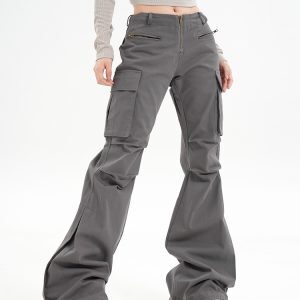 Loose Wide-Leg Vintage Work Pants for Men and Women - American High Street Hip-Hop Style, Versatile Fashion for Spring and Autumn