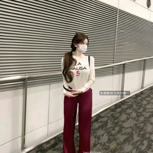 Luxury Purple Acetate Satin Relaxed Fit Wide-Leg Pants for a Slimming Look - Chic 90s-Inspired Fashion