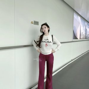 Luxury Purple Acetate Satin Relaxed Fit Wide-Leg Pants for a Slimming Look - Chic 90s-Inspired Fashion