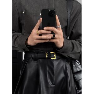 Men's Long Sleeve Stand Collar Shirt - 2024 Autumn Versatile Solid Color Top in Light Mature Style