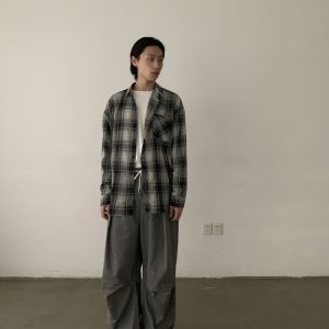 Men's Vintage Minimalist Double Pleat Casual Cargo Pants - Trendy Loose Fit High-End Design