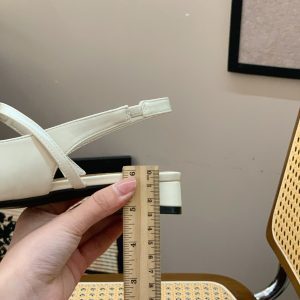 Minimalist French-Style Back Strap Sandals for Women - 2025 Summer Versatile Comfortable Square Toe Chunky Heel Shoes