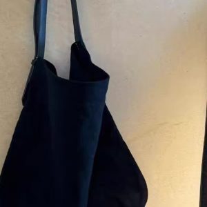 Minimalist Linen Canvas Tote Bag - Versatile Large Capacity Shoulder Crossbody Bag for Everyday Style