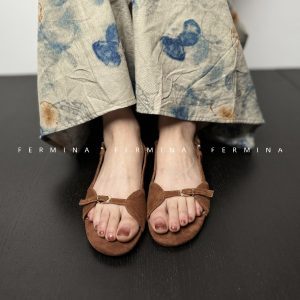 Minimalist One-Strap Sandals for Women - Elegant Low Heel 2cm Slip-Ons, Comfortable Beach Shoes for Summer