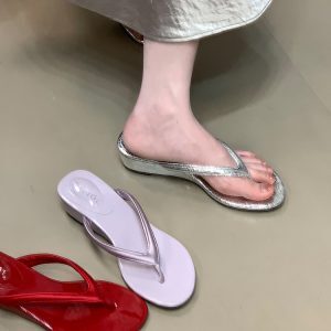 Minimalist Wedge Sandals for Women - Unique Beach Shoes with High-End Feel - Stylish Summer 2025 Footwear